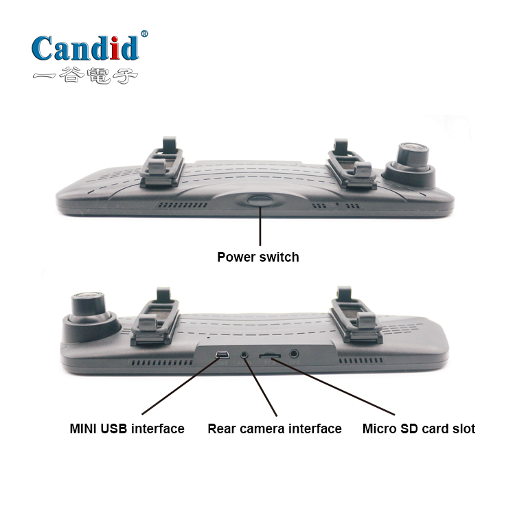 前面と背面のデュアル1080P 10インチストリーミングメディア