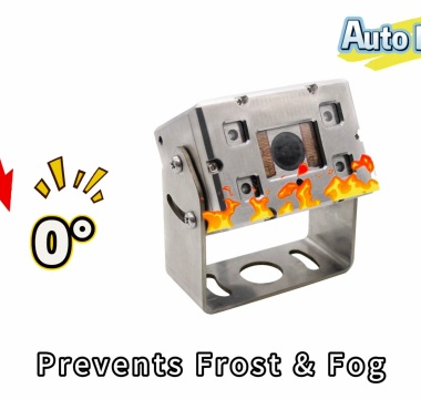 トンネル工事車両用死角監視カメラ