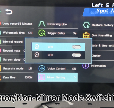 スマート運転タッチスクリーンモニタリングシステム