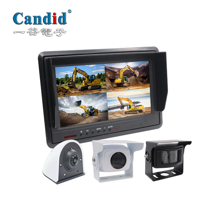 9インチ掘削機4チャンネル監視システム