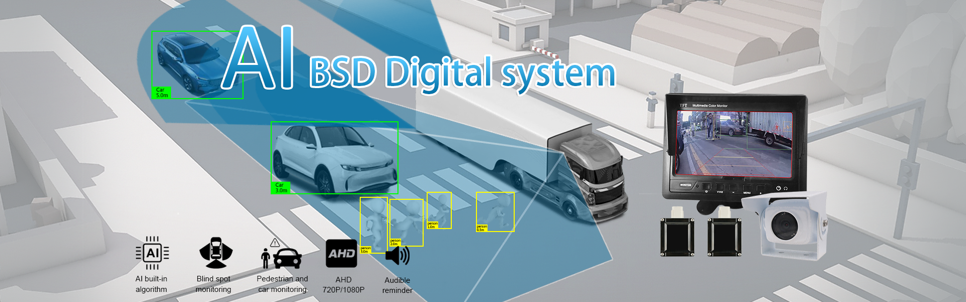 乗用車用イーサネット360°AVMシステム